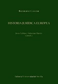 Portada de: HISTORIA JURIDICA EUROPEA