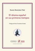 Portada de: EL IDIOMA ESPAÑOL EN SUS PRIMEROS TIEMPOS