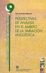 Portada de: PERSPECTIVAS DE ANALISIS EN EL AMBITO DE LA VARIACION LINGÜISTICA